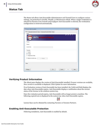 Faronics Anti-executable Enterprise User guide | PDF