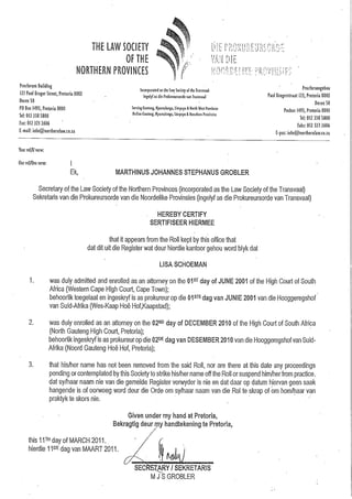 CV WITH ATTACHMENTS LISA DE MEILLON