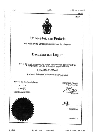 CV WITH ATTACHMENTS LISA DE MEILLON