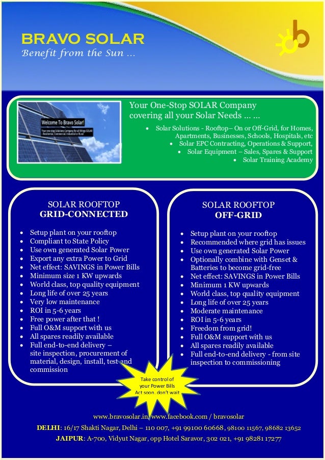 Bravo Solar Rooftop Brochure A4 V15