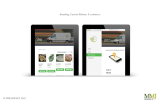 © MMJ AGENCY 2017
Branding, Custom Website, E-commerce
 
