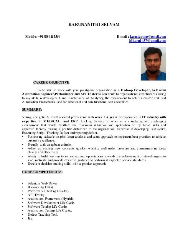 karuna resume