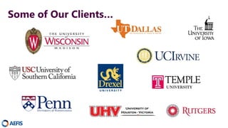 AEFIS
Some of Our Clients…
 