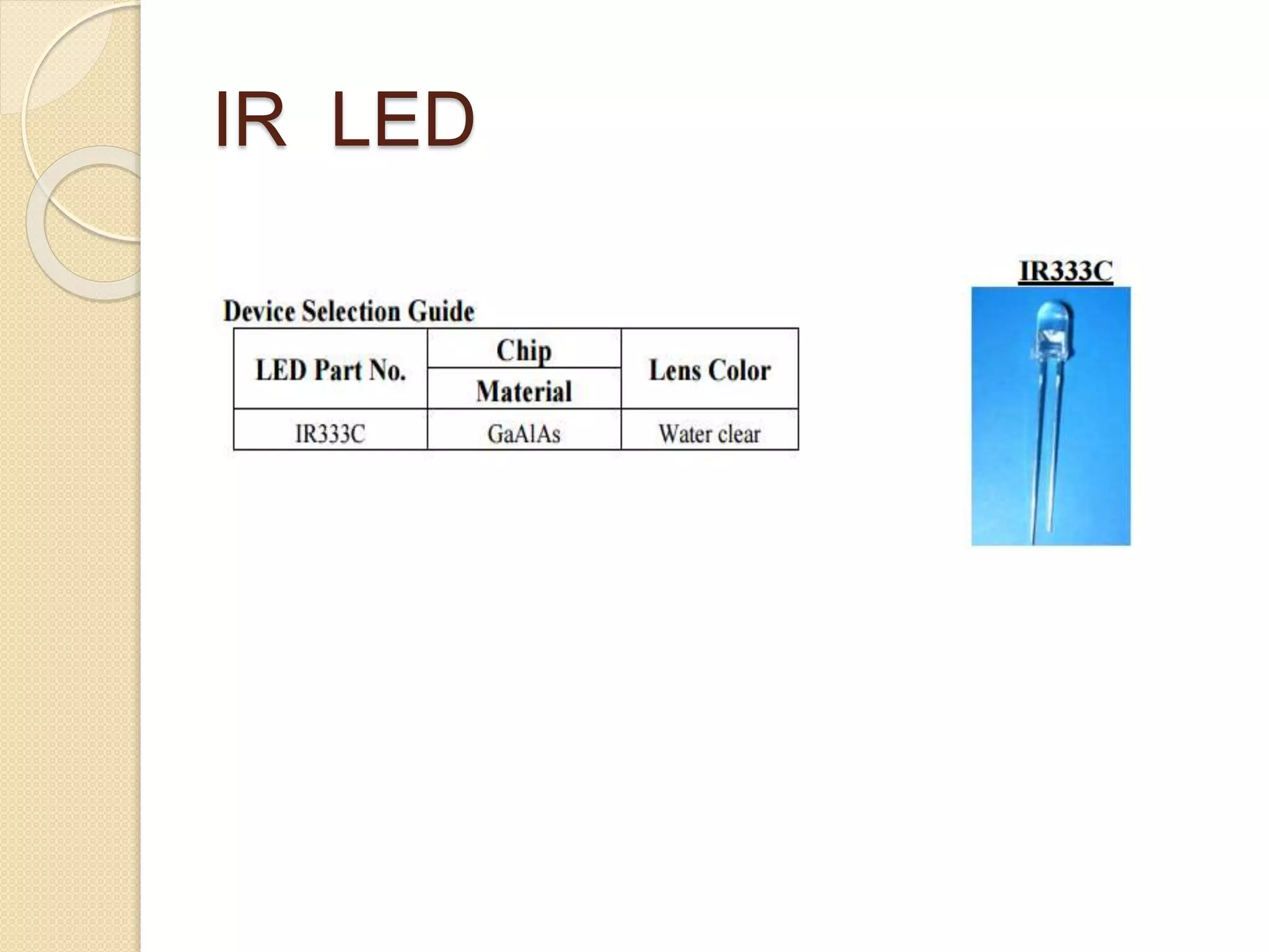 IR LED
 