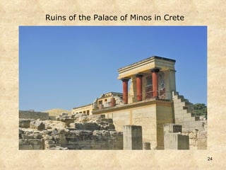 Ruins of the Palace of Minos in Crete 