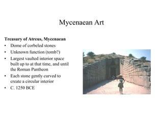 MinoansLittle Concern for defense or religion (no fortifications or temples)Utilized MetalsSystem of writingUrban, mercantile civilization Emerging in Neolithic Age