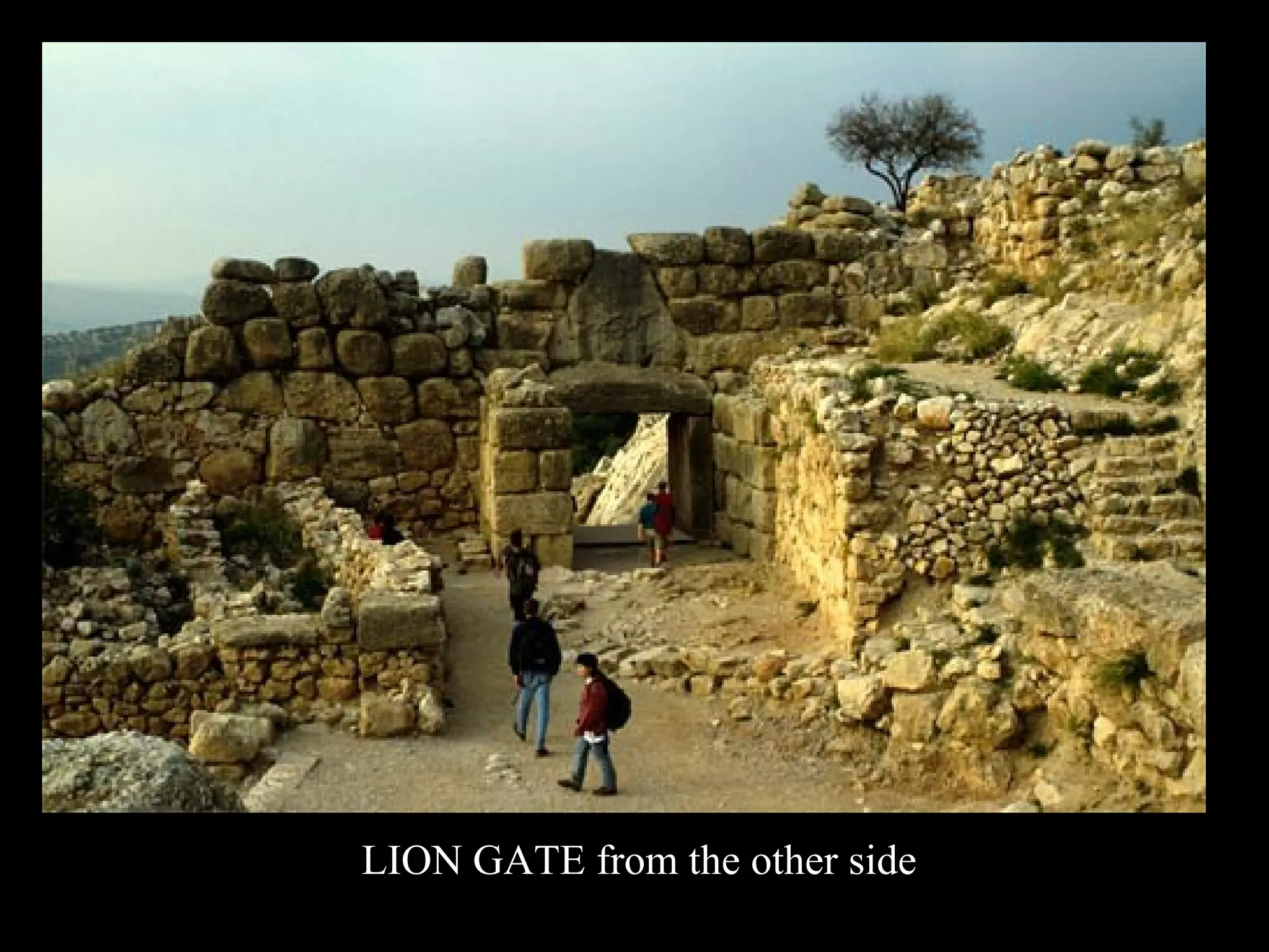 LION GATE from the other side
 