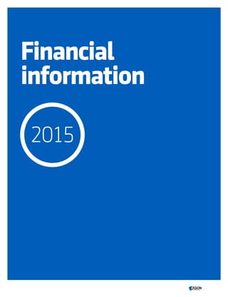 125
Financial
information
2015
CONTENTS
 