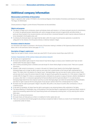 Aegon annual report 2015