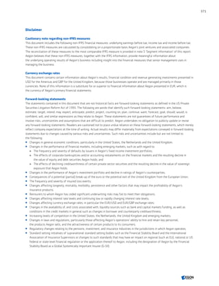 Aegon annual report 2015