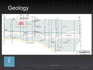 Geology

     FORMER
    BASEMENT
   SOURCE AREA




                 © AcuityES 2011
 