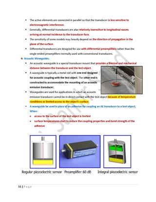 ASNT Acoustic Emission Testing (AE) Level III Notes-Dr. Samir Saad 