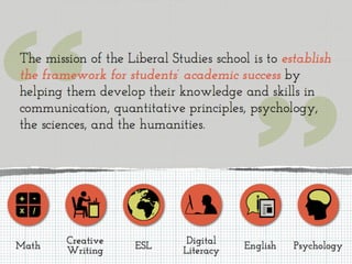 Liberal Studies: Curriculum Innovations