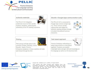 Project No: 504823-LLP-1-2009-1-FI-KA2-KA2M   This project has been funded with support from the European Commission. This publication reflects the views only of the author, and the Commission cannot be held responsible for any use which may be made of the information contained therein.  
