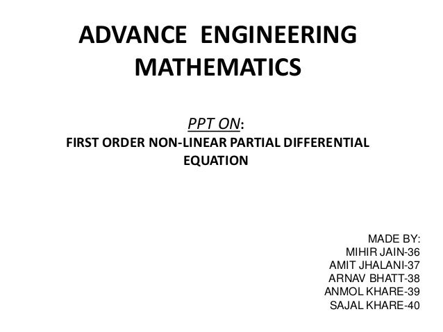applications of differential equations in civil engineering pdf
