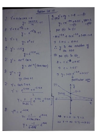 advanced engineering mathematics chapter1.1 solution