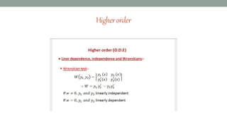 advance engineering mathematics | PPTX