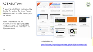 AEM - A Collection of developer friendly tools | PDF