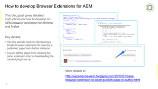 AEM - A Collection of developer friendly tools | PDF