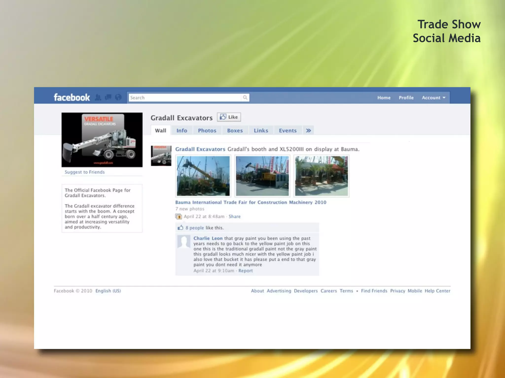 Trade Show
Social Media
 