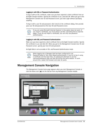 Management Console User's Guide for ArcSight Express v4.0 | PDF