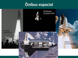 Ônibus espacial

Endeavour
4/agosto/2007
EN3225 Propulsão Aeroespacial

 