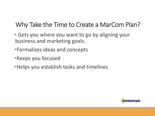Marcomm Plan Example AENC Roadmap to Success Marketing Communications Plan - Communicopia | PPTX