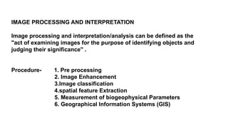 Image processing and interpretation presentation | PPTX