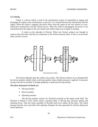 Automobile Engg notes mechanical engineering | PDF