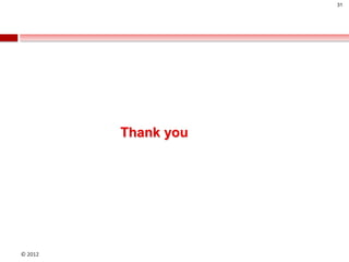 31




         Thank you




© 2012
 