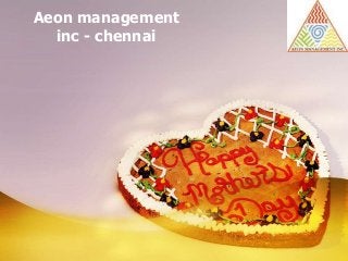 Aeon management
inc - chennai
 