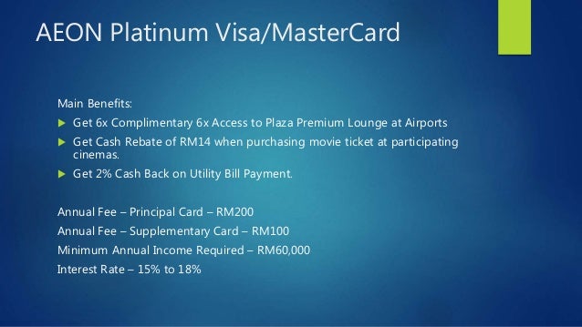 AEON Credit Cards Malaysia