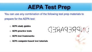 AEPA Test Information | PDF