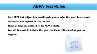 AEPA Test Information | PDF