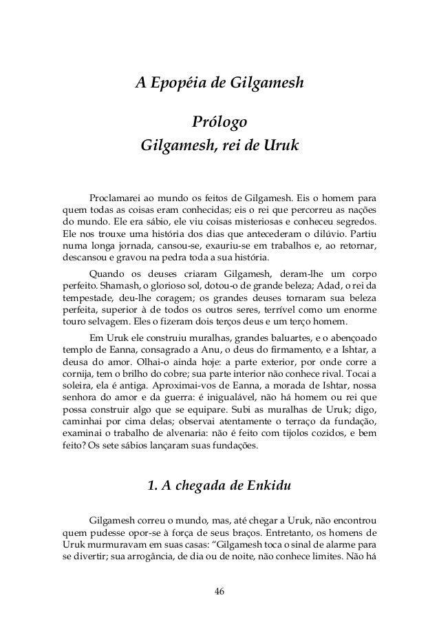 A Epopeia De Gilgamesh