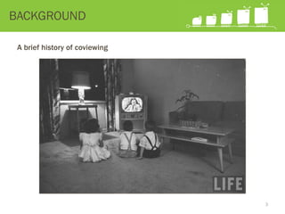 A brief history of coviewing
BACKGROUND
3
 