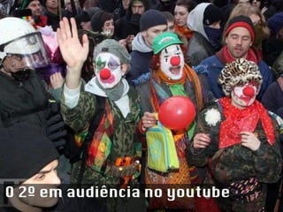 O 2º em audiência no youtube 