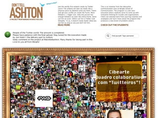 Cibearte Quadro colaborativo com “Twitteiros”! 