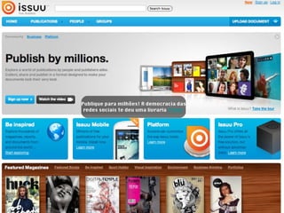 Publique para milhões! A democracia das redes sociais te deu uma livraria  #free   