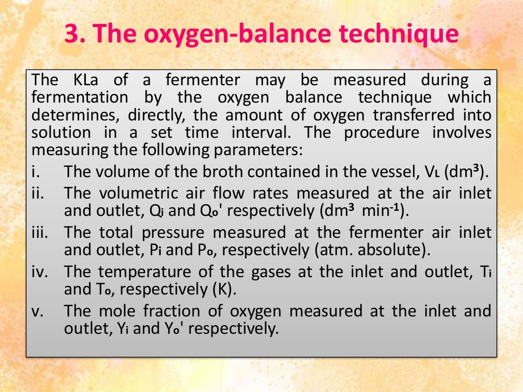 Aeration & agitation in fermentation