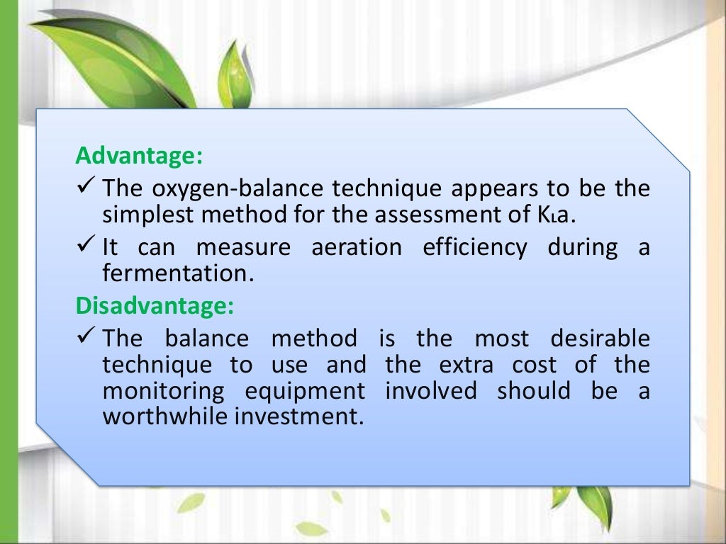 Aeration & agitation in fermentation