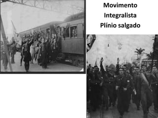 Movimento
Integralista
Plínio salgado

 