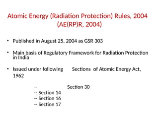 AERB AND COMPLIANCE IN NUCLEAR MEDICINE AND RADIOTHERAPYPPT.pptx