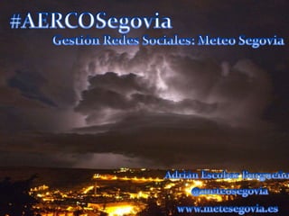 Aercosegovia. Meteo Segovia