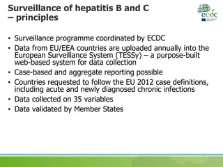 Hepatitis B and C surveillance in the EU/EEA, 2016 data | PPTX
