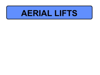 AERIAL LIFTS
 