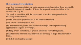Aerial Photographs: Factor Influence, Types and Characteristics. | PPTX