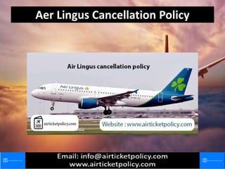 Aer Lingus Cancellation Policy
 
