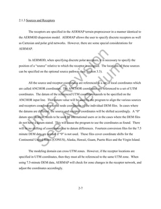 Aermap userguide under-revision | PDF