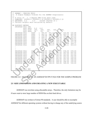 Aermap userguide under-revision | PDF